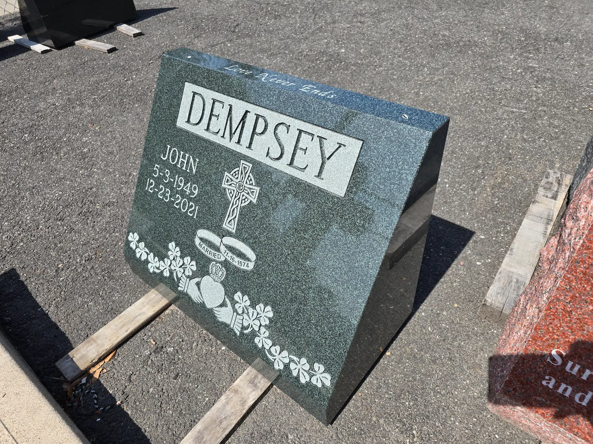 Granite Monument (local) hand-carved by Monument Finder in NJ — image 4